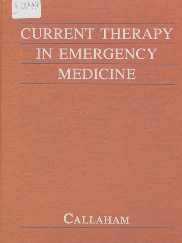 Current therapy in emergency medicine
