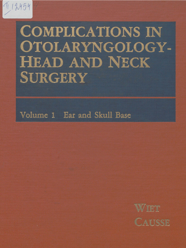 Complications in otolaryngology - head and neck surgery