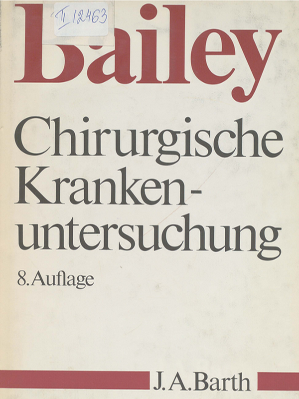 Chirurgische Krankenuntersuchung