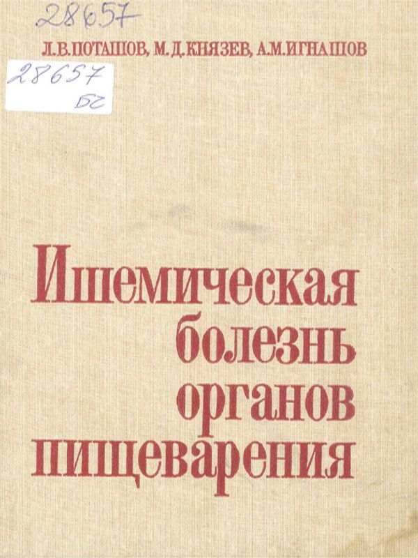 Ишемическая болезнь органов пищеварения