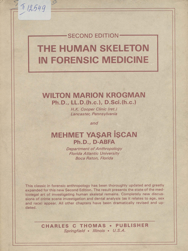 The human skeleton in forensic medicine