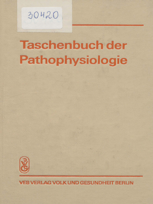 Taschenbuch der Pathophysiologie