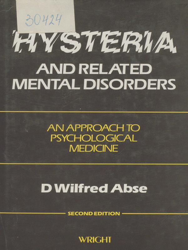Hysteria and related mental disorders