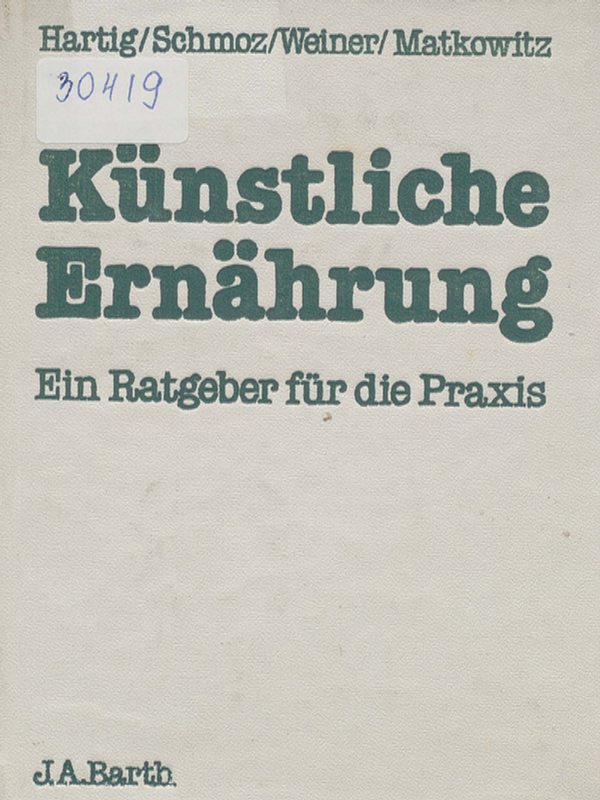 Kunstliche Ernahrung