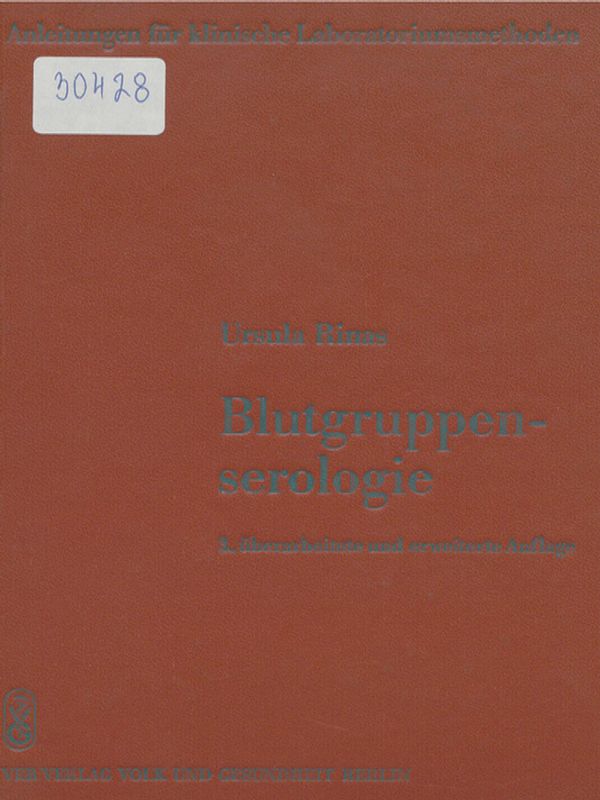 Blutgruppenserologie