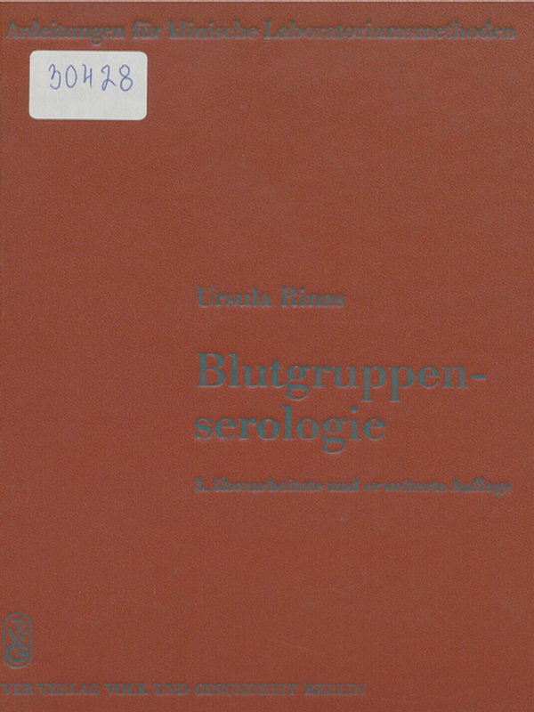 Blutgruppenserologie