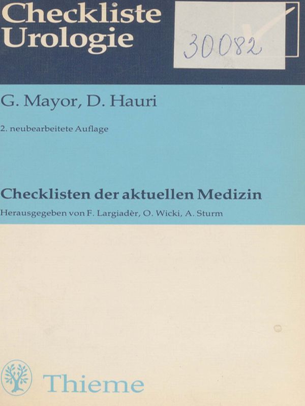 Checkliste Urologie