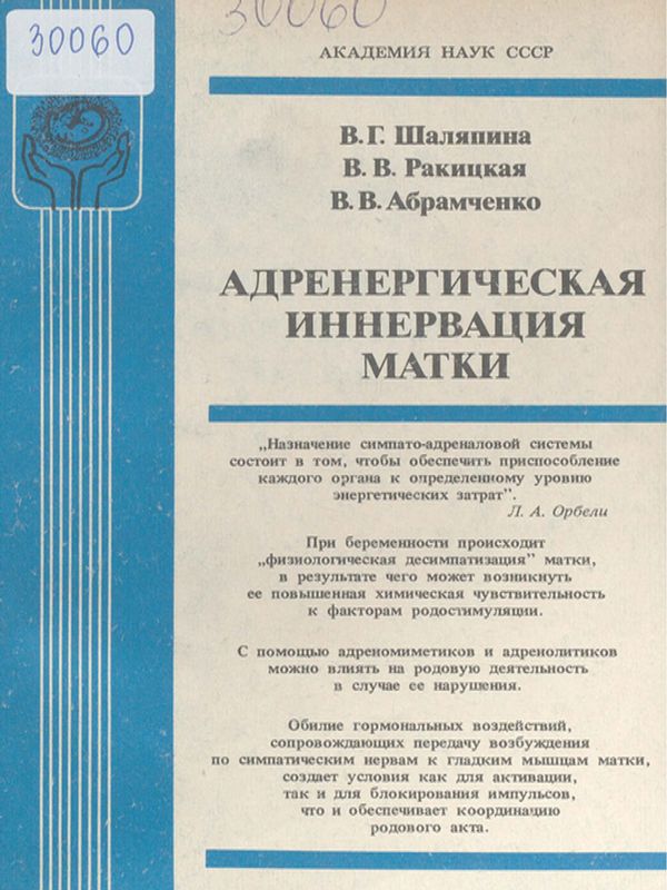 Адренергическая иннервация матки