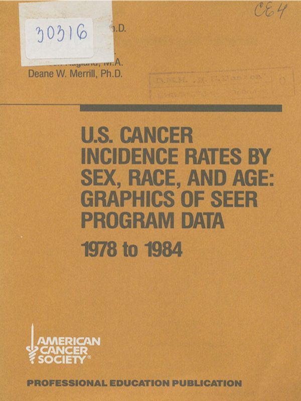 U. S. Cancer incidence rates by sex, race, and age