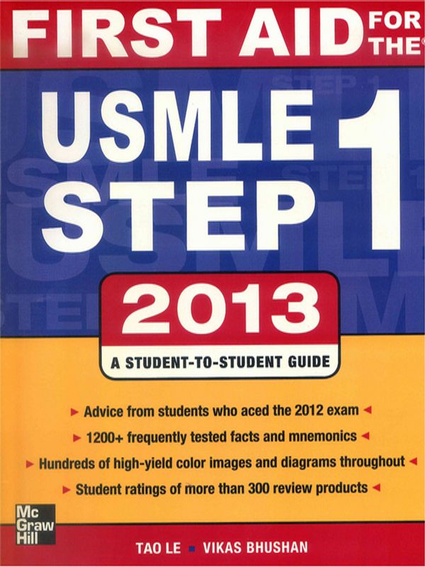 First Aid for the USMLE Step 1, 2013