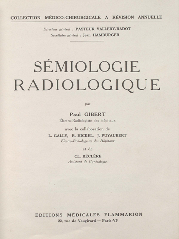 Semiologie radiologique