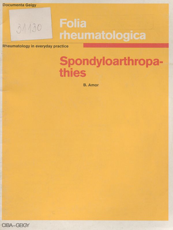 Spondyloarthropathies