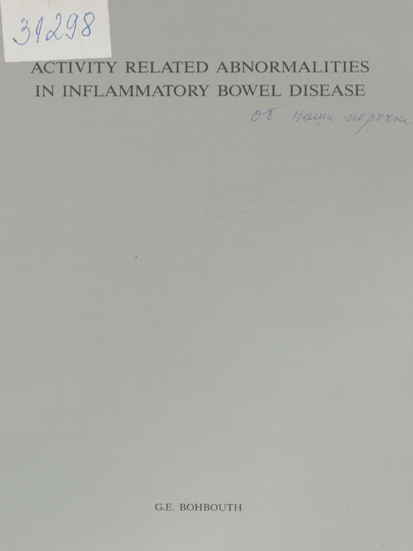 Activity related abnormalities in inflamatory bowel disease