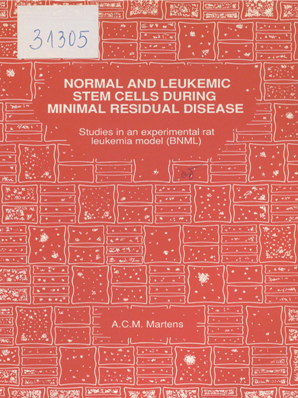 Normal and leukemic stem cells during minimal residual disease