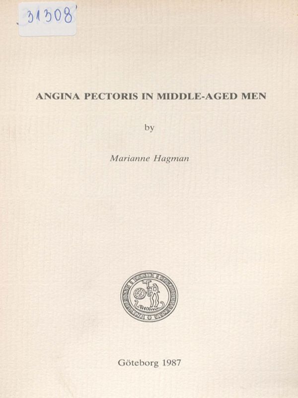 Angina pectoris in middle-aged men