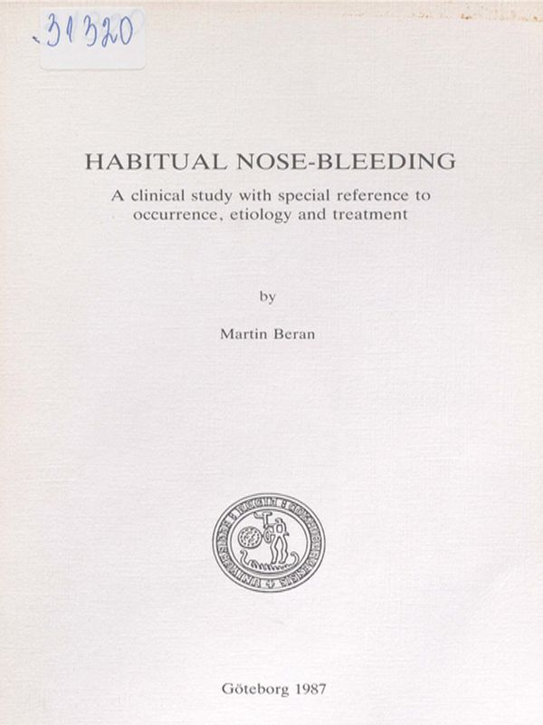 Habitual nose-bleeding