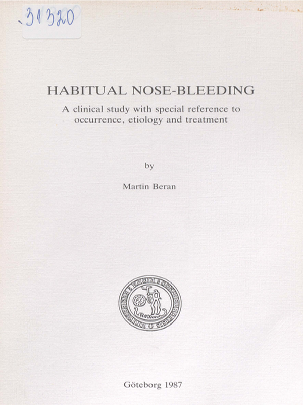 Habitual nose-bleeding