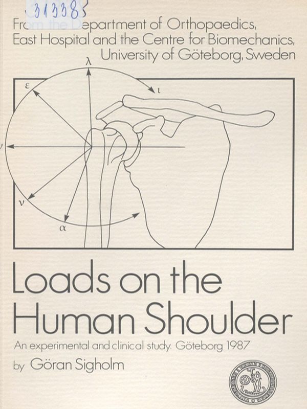 Loads on the human shoulder