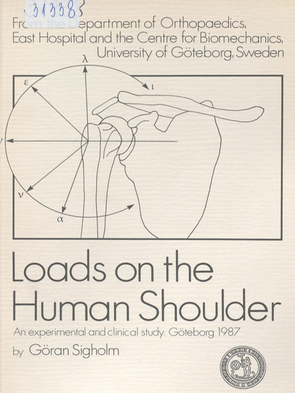 Loads on the human shoulder