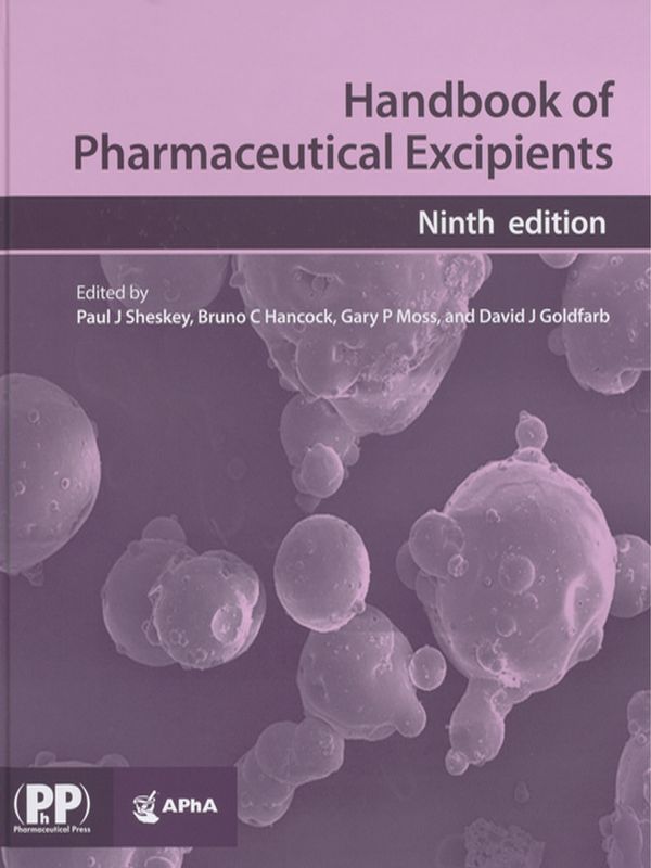 Handbook of pharmaceutical excipients