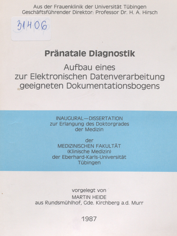 Pranatale Diagnostik