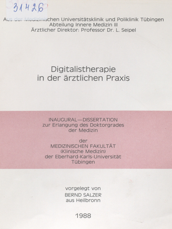 Digitalistherapie in der arztlichen Praxis