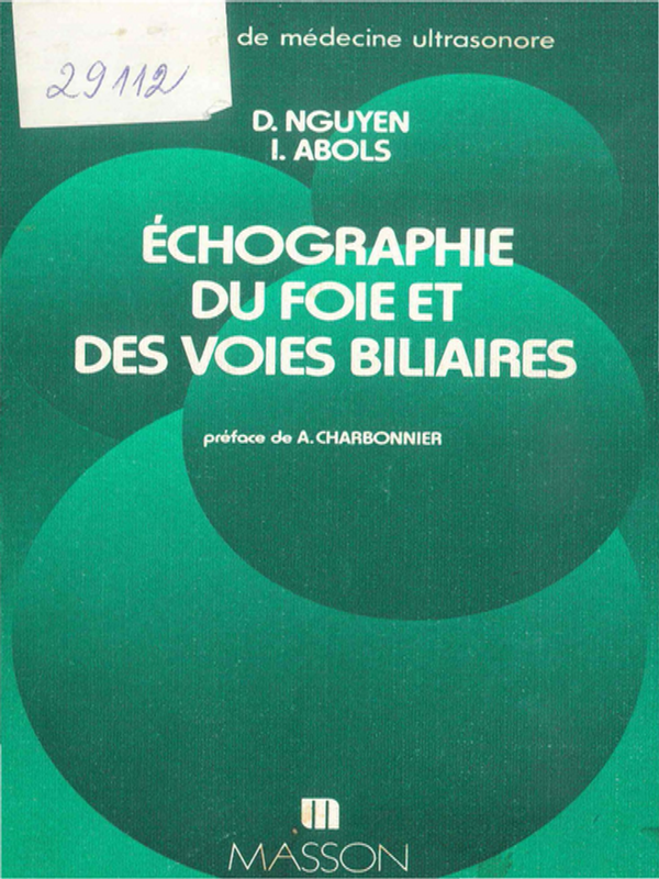 Echographie du foie et des voies biliaires