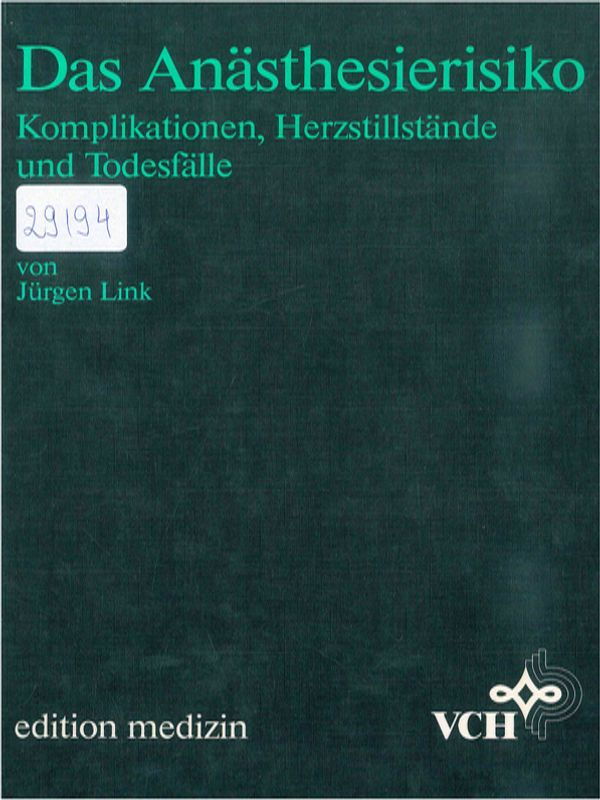 Das Anasthesierisiko