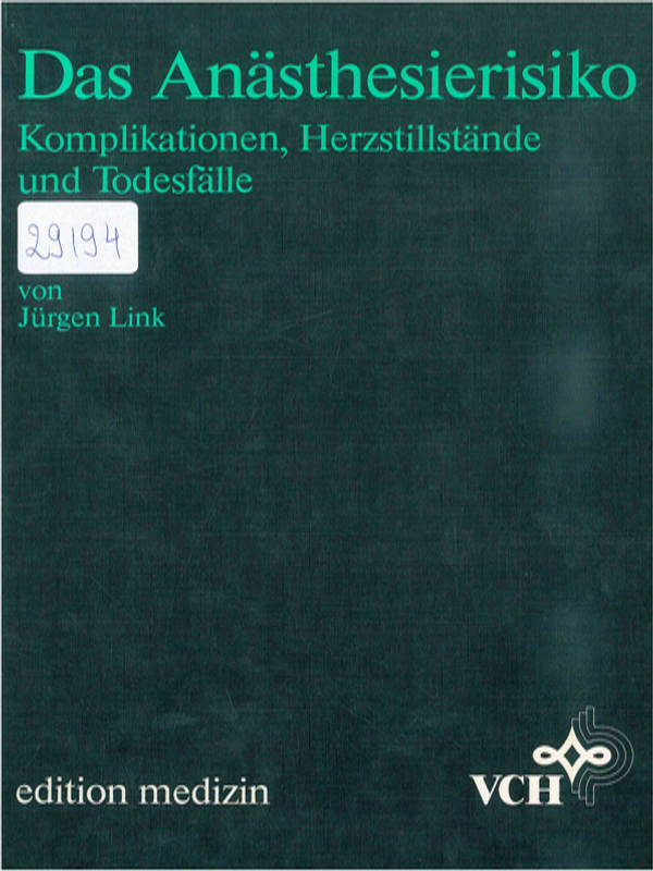 Das Anasthesierisiko