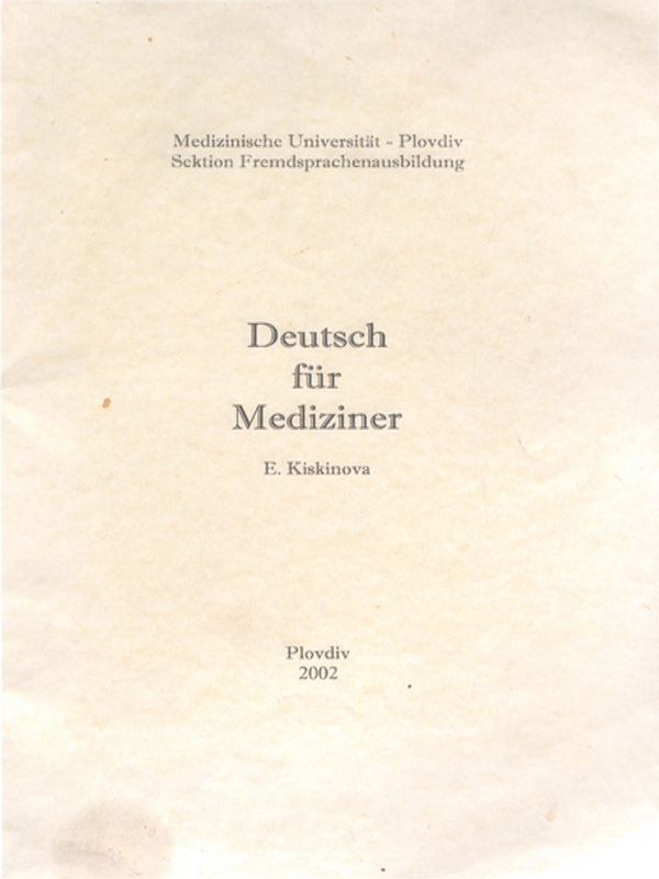 Deutsch fur Mediziner