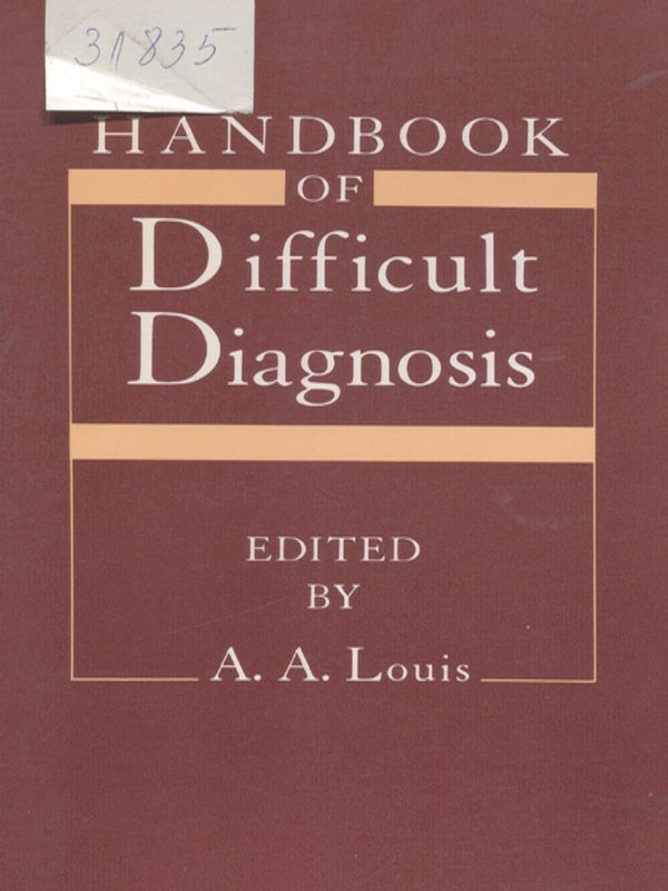 Handbook of difficult diagnosis