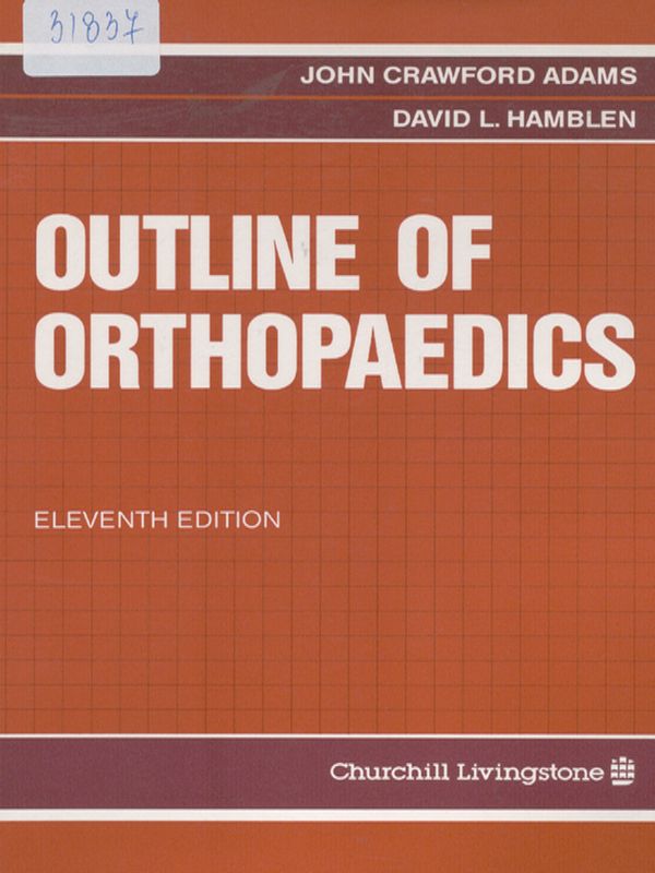 Outline of orthopaedics