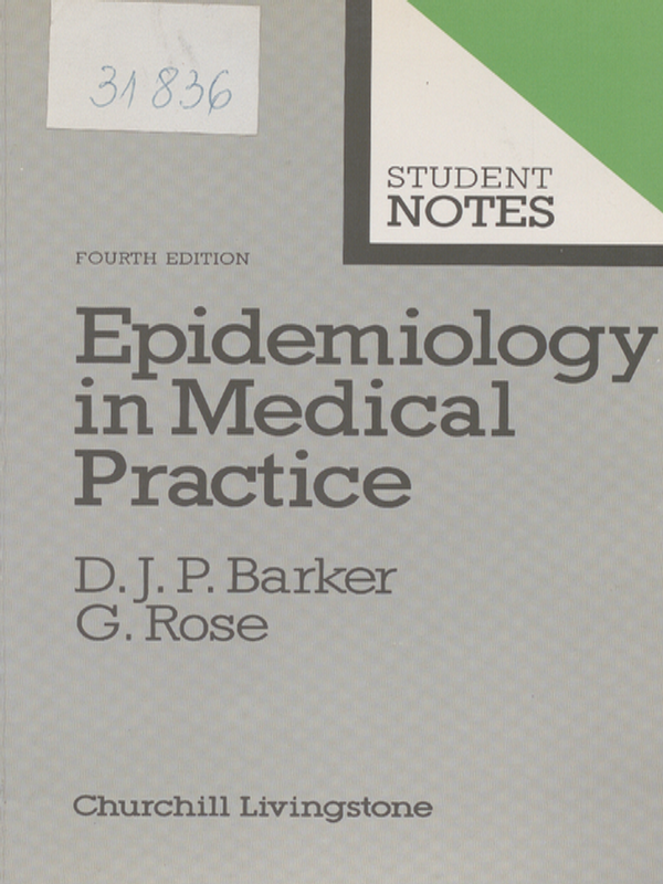 Epidemiology in medical practice