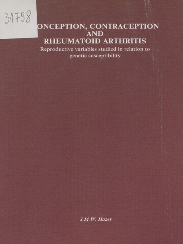 Conception, contraception and rheumatoid arthritis