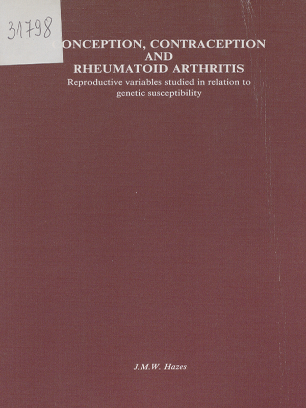 Conception, contraception and rheumatoid arthritis