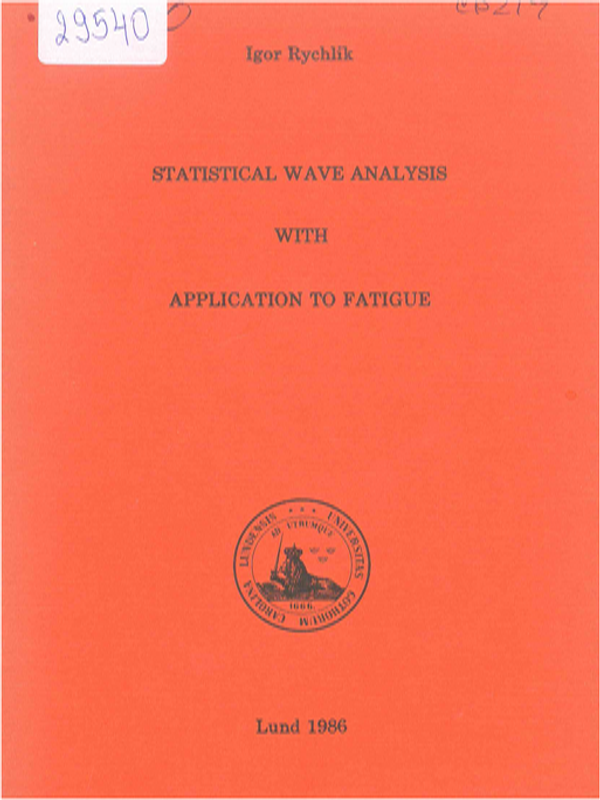 Statistical wave analysis with application to fatigue