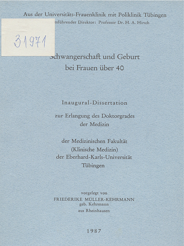 Schwangerschaft und Geburt bei Frauen uber 40