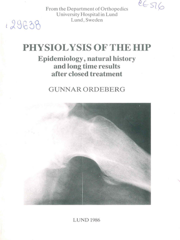 Physiolysis of the hip