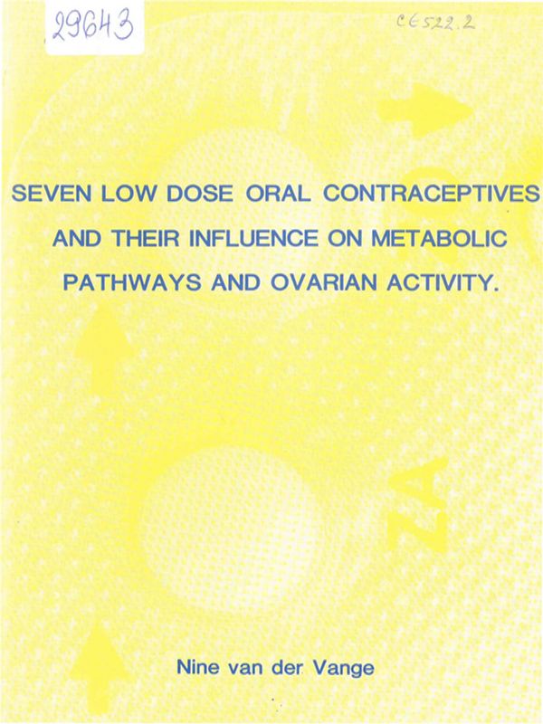 Seven low dose oral contraceptives and their influence on metabolic pathways and ovarian activity