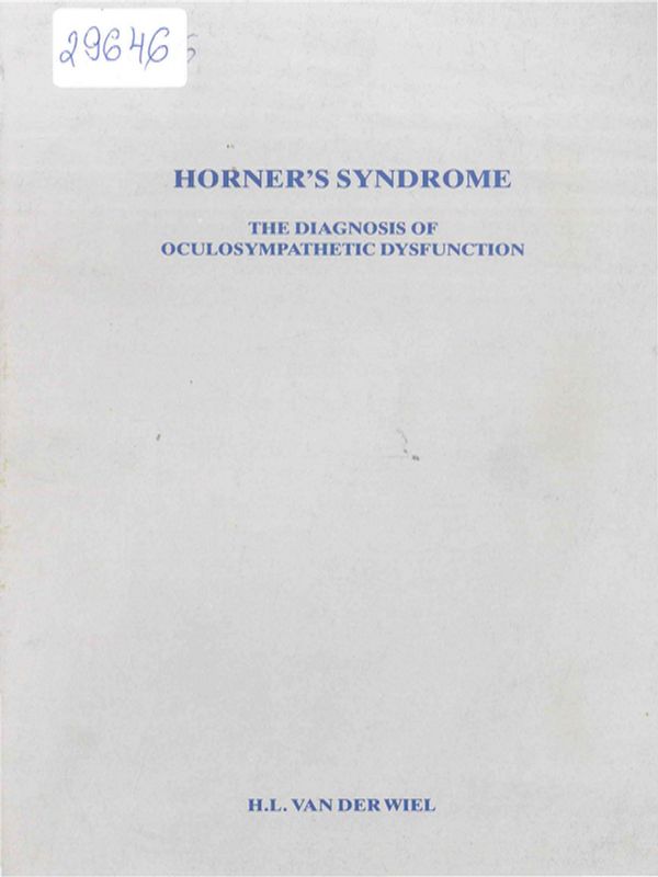 Horner's syndrome