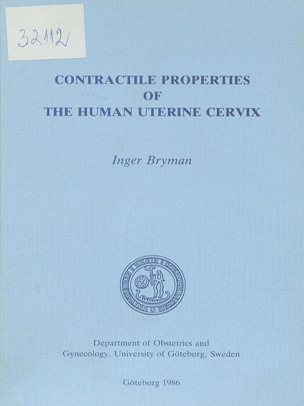 Contractile properties of the human uterine cervix