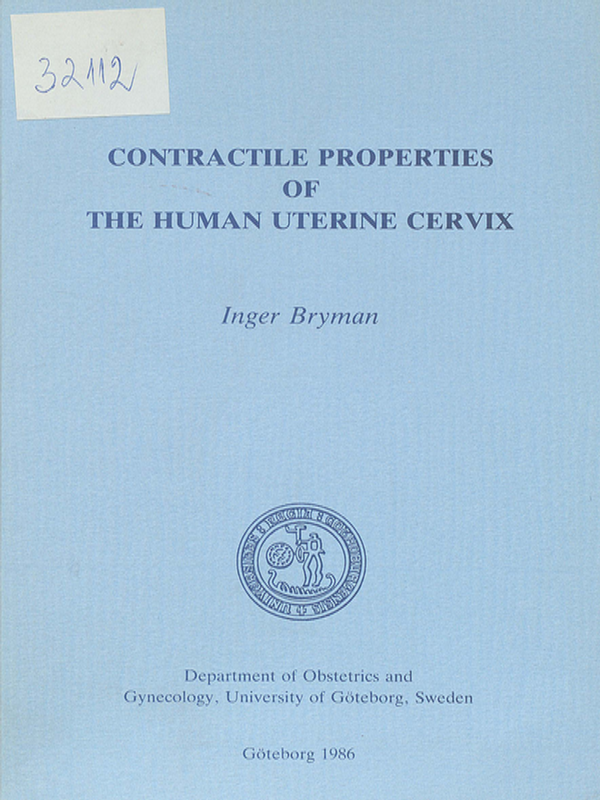 Contractile properties of the human uterine cervix
