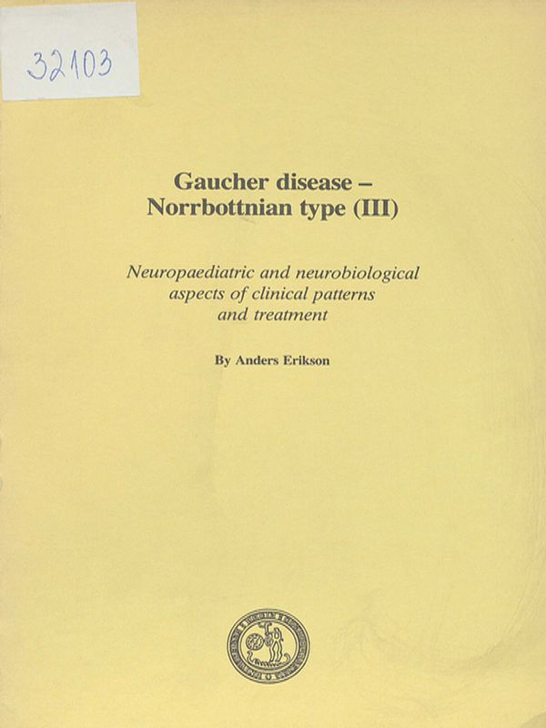 Gaucher disease - Norrbottnian type (III)