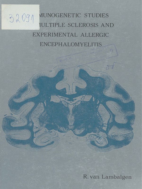 Immunogenetic studies on multiple sclerosis and experimental allergic encephalomyelitis