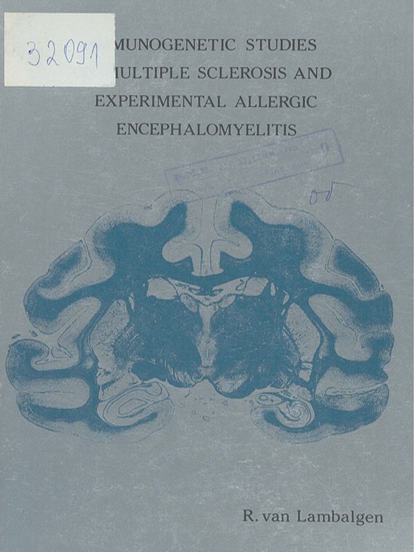 Immunogenetic studies on multiple sclerosis and experimental allergic encephalomyelitis