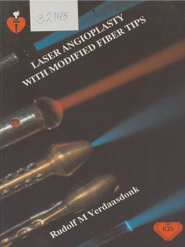 Laser angioplasty with modified fiber tips