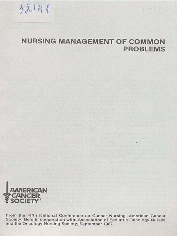 Nursing management of common problems