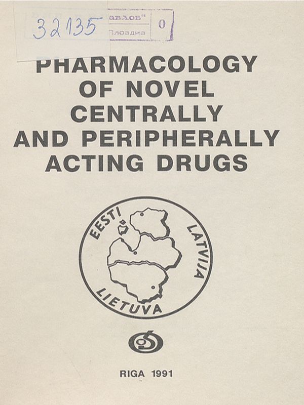 Pharmacology of novel centrally and peripherally acting drugs