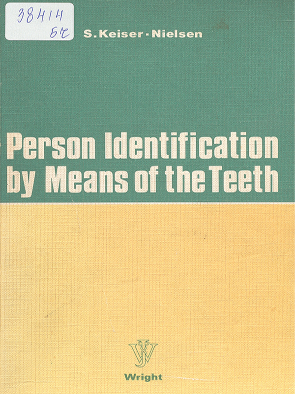Person identification by means of the teeth