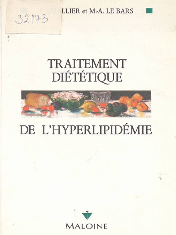 Traitement dietetique de l`hyperlipidemie
